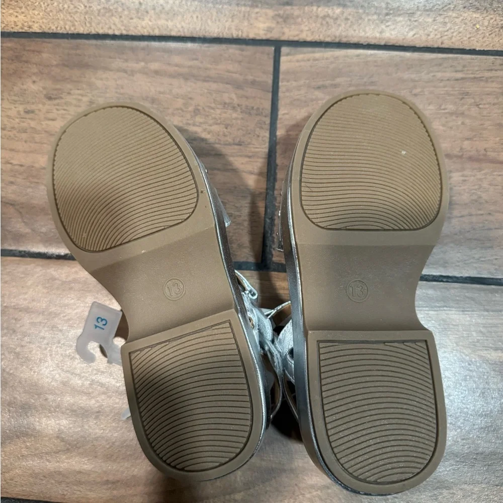CLASS ART Liana silver studded sandals size 13
